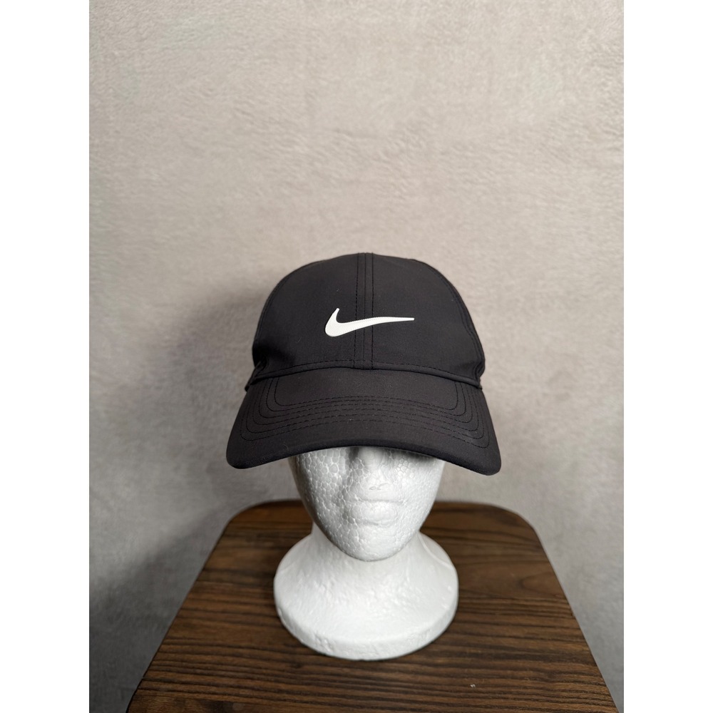 Nike Golf Heritage86 Dri-FIT Black Perforated Adjustable Hat One Size Fits Most